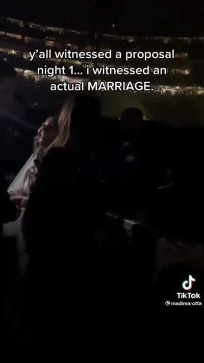 This marriage at The Eras Tour! (spoiler just in case)