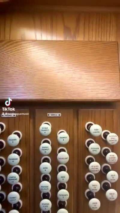 This Organ has a special stop switch that opens a hidden liquor cabinet