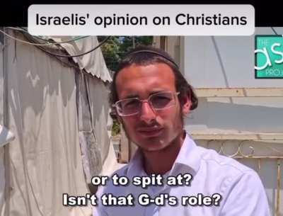 Israeli opinions on Christians 