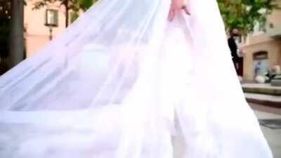 The full video of the Beirut Bride with sound (LOUD SOUND WARNING!)