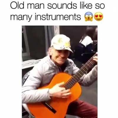 A one man band