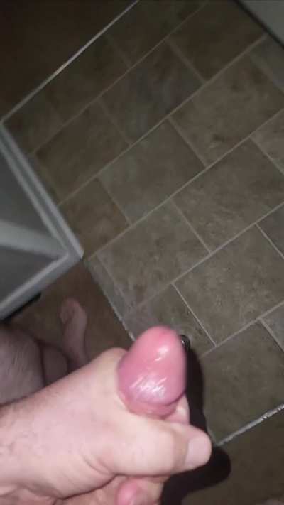 Playing with my dick before work