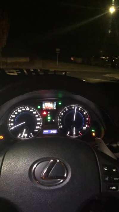 Here's My Lexus is250 With Hentai Titty Drops Synced To My RPMs (See LED Display)