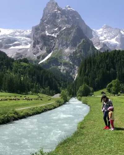 The beauty of Grindelwald, Switzerland