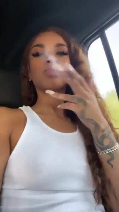 Smoking in the car