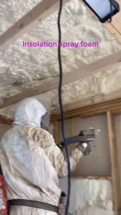 Insulation spray foam