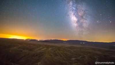 This cameraman stabilised his camera so that it shows the Earth rotating. @brummelphoto