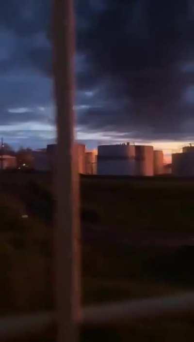 Ukranian drone hit an oil refinery in Yartsevo  of the Russian Smolensk region