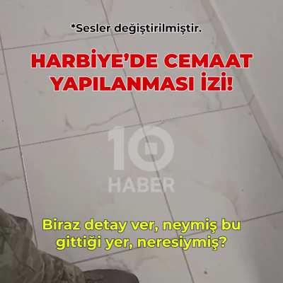 Harbiye'deki 'cemaat' kavgasında yeni gelişme . Alt devreleri Nurculara çağırmışlar &quot;Harp Okulu tarzından arınmak için gidiyoruz&quot; , &quot;Derslerin işlendiği yer medrese, ev tarzı yerler&quot;