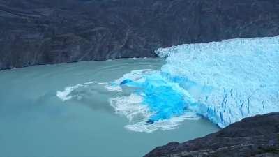 Glacier Calving in Perito Moreno, Argentina