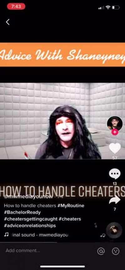 Shaneyney tells you how to deal with a cheater