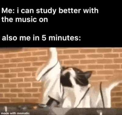 can't focus on studies, music can help... Wait