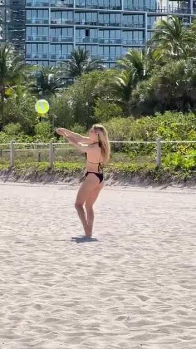 Genie at the beach