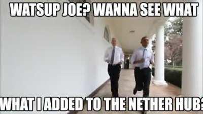 😢😢noooo sleepy joe dont sleep in the nether noooo stooooppp!!!!😭😭😭😭😭😭