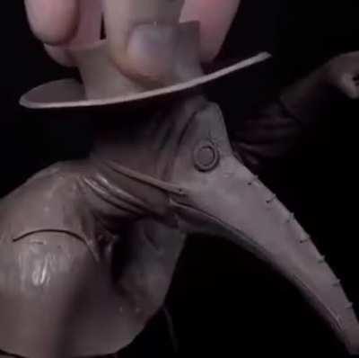 A 17th Century Plague Doctor.