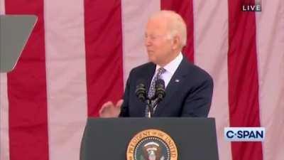 Biden tells a story about, 