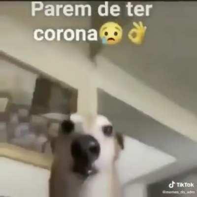 Parem de ter corona😢