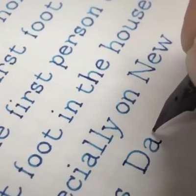 This handwriting