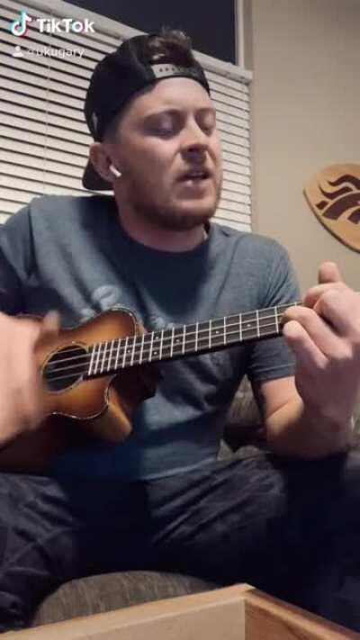 Found this little dudes ukulele song about chicken nuggets so I added on to it! Enjoy!