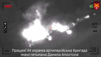 Ukraine's 44th Artillery Brigade (44 OABr) destroy Russian equipment
