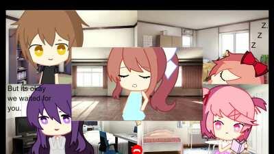 DDLC but in quarantine (this was an old project. Cancelled a long time ago but saved a part.)