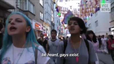 Average LGTVHD+ protests in Turkey