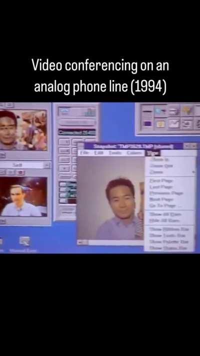 Video call from 1994.