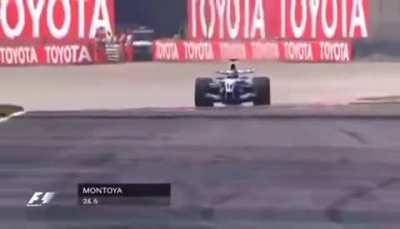 Juan Pablo Montoya's lap around Monza