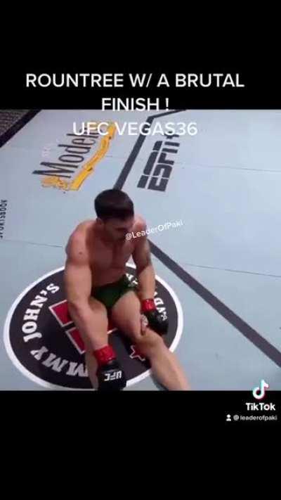 UfcVegas36 brutal Leg Kick