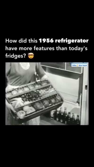 How did this 1956 refrigerator have more features than todays fridges?!?