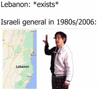 Day 14 of posting memes with the caption &quot;Lebanon: *exists*&quot;