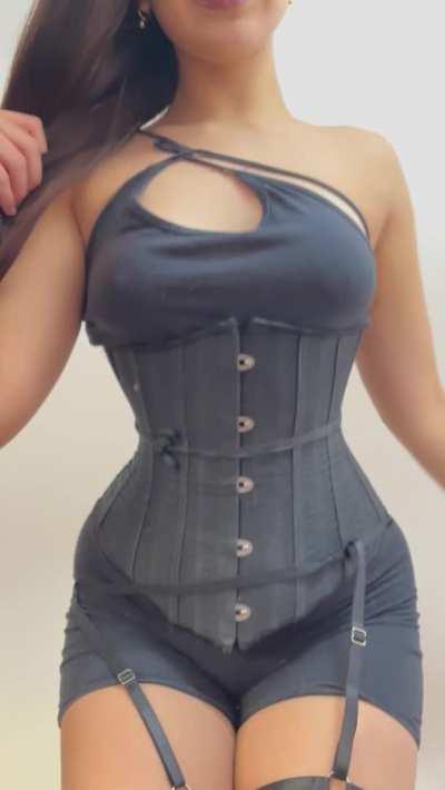 Your new obsession, seeing me wearing my corset.