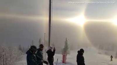 Swedish sun halo