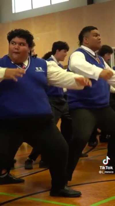 Students perform incredible Haka