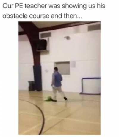 HMF while I attempt an obstacle course