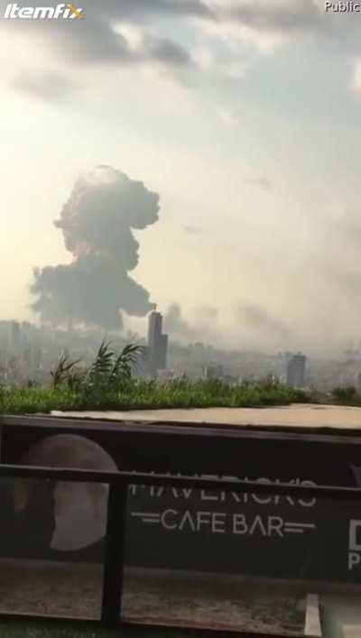 2020 Beirut Explosion from about 5km away