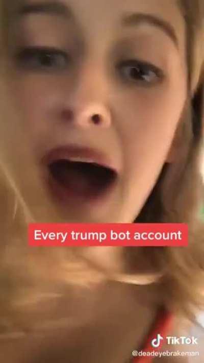 Every Trump bot account