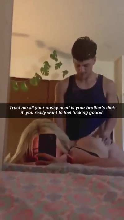 Brother Caption Family Mirror Rough Selfie Sister Taboo Porn GIF by viren93