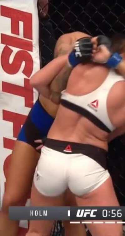 Holly Holm 's tremendous jiggly ass