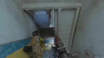 short video of ukranians clearing a building in severodonetsk