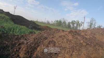 First Day of the Offensive near Bakhmut - Short Video showing Ukraine's 3rd Assault Brigade attacking a Position of Russia's 72nd Brigade. Ukraine, 2023.