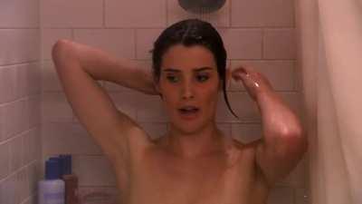 Cobie Smulders - shower pits