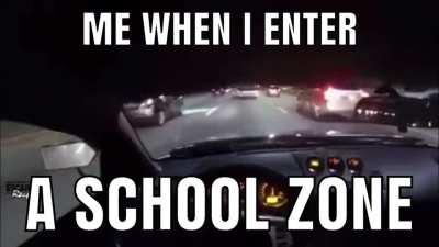 SCHOOL ZONE? MORe LIKE COOL ZONE 😎 👍