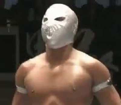 Damm time Mistico finally revealed his face