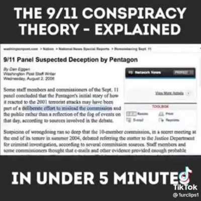 The most unbelievable conspiracy theory of all time. Yet its the “real” story most of the public believes