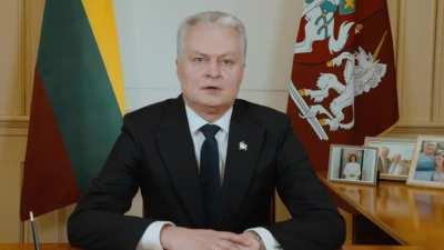 Lietuvos Respublikos prezidento Gitano Nausėdos pranešimas