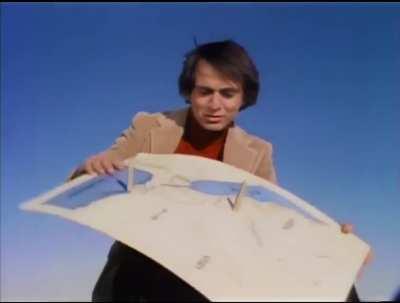 Ever wondered how to determine if the Earth is either flat, or round, and then to calculate its circumference - using only sticks, feet, and brains? Carl Sagan explains how.