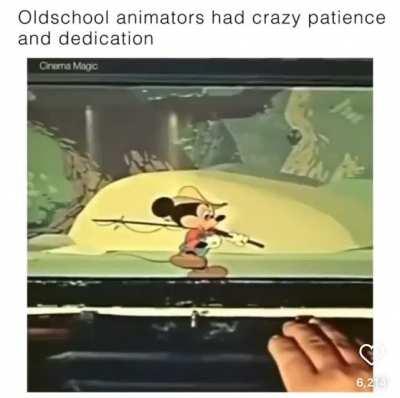 How old school animation was done