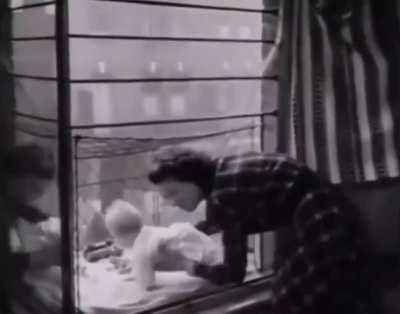 Baby Cages invented in 1922 so that babies could be “aired”.