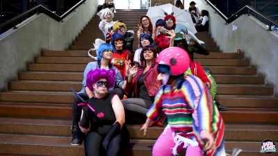 Ladybug cosplay group at Japan Expo 2022